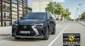 NOWY LEXUS NX OTRZYMAŁ MAKSYMALNE PIĘĆ GWIAZDEK W NIEZALEŻNYCH TESTACH BEZPIECZEŃSTWA EURO NCAP