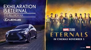 Újra együtt a Marvel és a Lexus az Örökkévalók című filmben