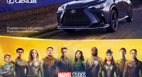 Újra együtt a Marvel és a Lexus az Örökkévalók című filmben