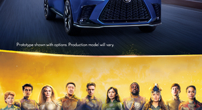 Újra együtt a Marvel és a Lexus az Örökkévalók című filmben