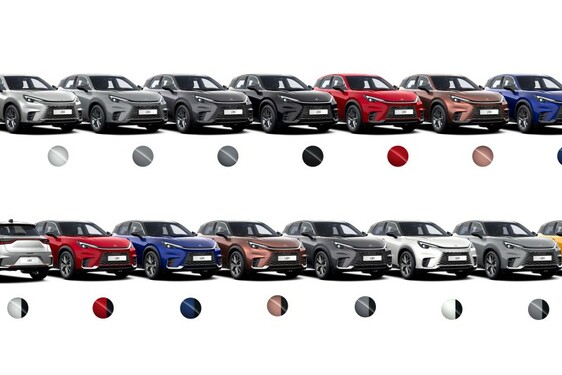 TAK LEXUS LBX SIĘ WYRÓŻNIA. 17 LAKIERÓW, 5 WERSJI, 7 TAPICEREK