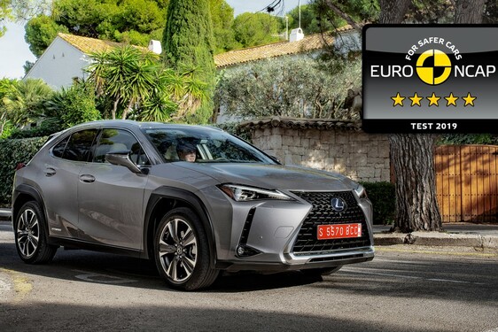 LEXUS UX ZÍSKAL MAXIMÁLNÍ HODNOCENÍ V BEZPEČNOSTNÍCH TESTECH EURO NCAP 
