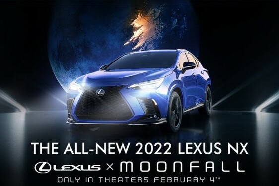  A Lexus derekasan kiveszi a részét a világ megmentéséből a Moonfall című mozifilmben 