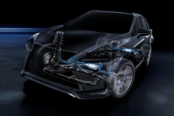 Lexus RX - rewelacyjne zawieszenie