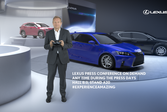 Lexus wprowadza przełomowy format konferencji prasowych podczas salonu samochodowego we Frankfurcie
