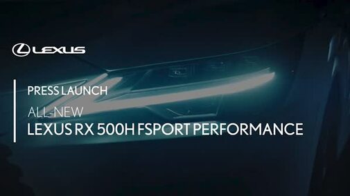 Lexus RX 500h F SPORT DIRECT4 Sonic Copper Footage