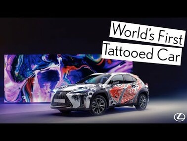 LEXUS UNVEILS THE WORLD’S FIRST TATTOOED CAR