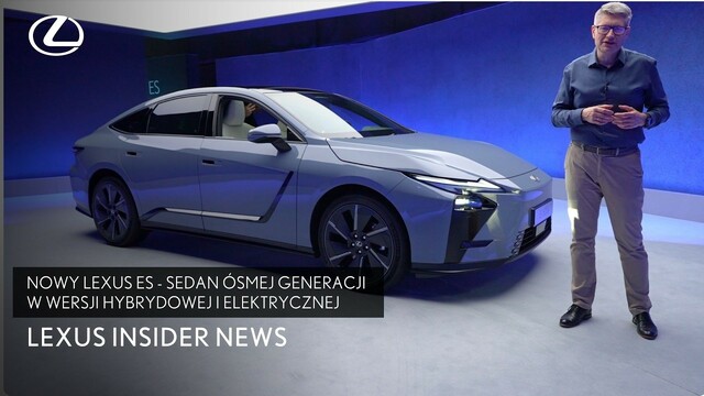 Nowy Lexus ES - sedan ósmej generacji w wersji hybrydowej i elektrycznej | Lexus Insider News