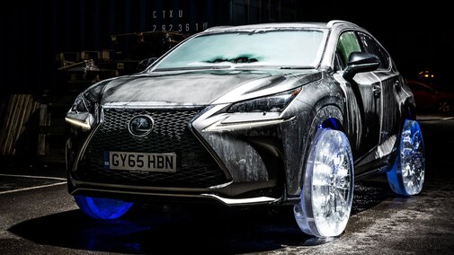 Lexus on Ice: NX Ice Wheels