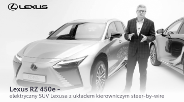 Lexus RZ 450e - elektryczny SUV Lexusa z układem kierowniczym steer-by-wire