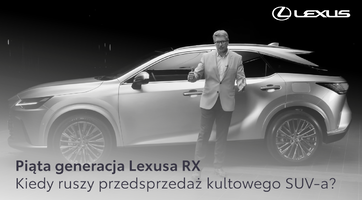 Piąta generacja Lexusa RX. Kiedy ruszy przedsprzedaż kultowego SUV-a?