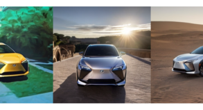 Lexus RX i Lexus RZ na obrazach stworzonych w technologii Generative AI
