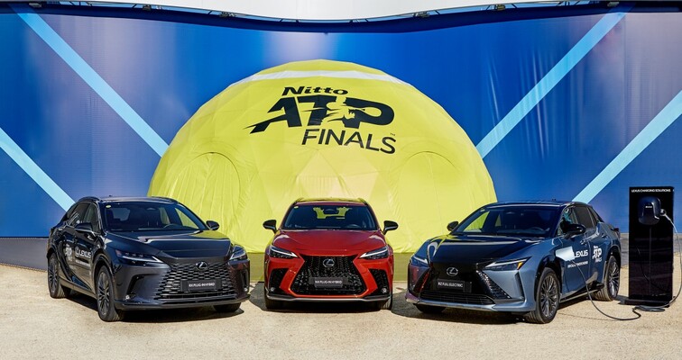 LEXUS OFICJALNYM PARTNEREM NITTO ATP FINALS. PONAD 40 AUT DO DYSPOZYCJI NAJLEPSZYCH TENISISTÓW ŚWIATA