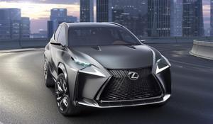 Koncepcyjny Lexus LF-NX Turbo na salonie w Tokio