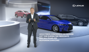 Lexus wprowadza przełomowy format konferencji prasowych podczas salonu samochodowego we Frankfurcie