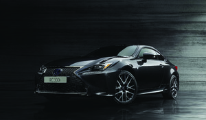 NOVÝ LEXUS RC F SPORT BLACK EDITION: CELOČIERNY MOTÍV INŠPIROVANÝ TRADIČNÝM JAPONSKÝM ATRAMENTOM SUMI