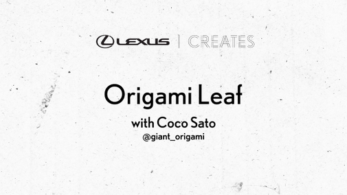 Origami Leaf folding Tutorial