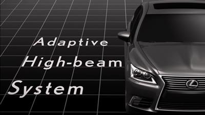 2012 Lexus LS Adaptive High Beam System