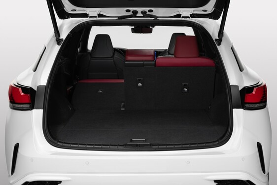 RX 500H F SPORT WHITE IN STUDIO 2022
