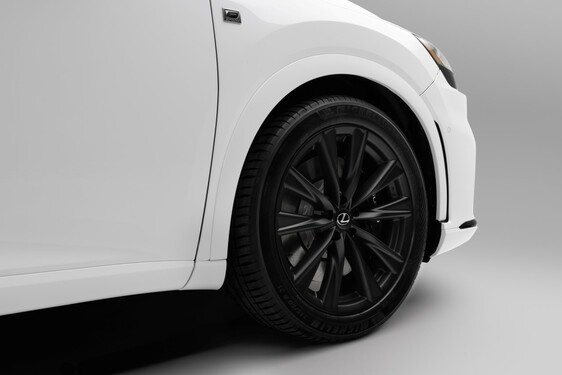 RX 500H F SPORT WHITE IN STUDIO 2022