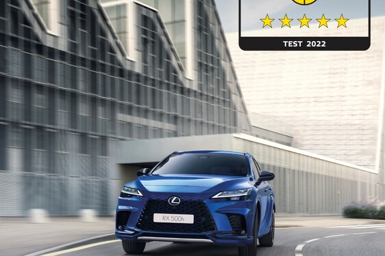 NOWY LEXUS RX ZDOBYŁ MAKSYMALNE 5 GWIAZDEK W TESTACH BEZPIECZEŃSTWA EURO NCAP