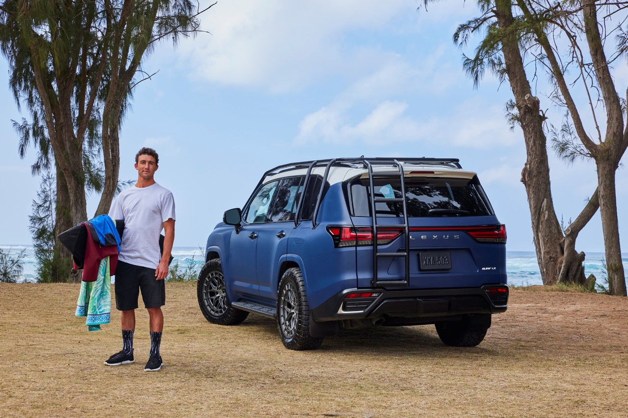 LEXUS SURF LX CONCEPT. JEDYNY TAKI SAMOCHÓD DLA SURFERÓW