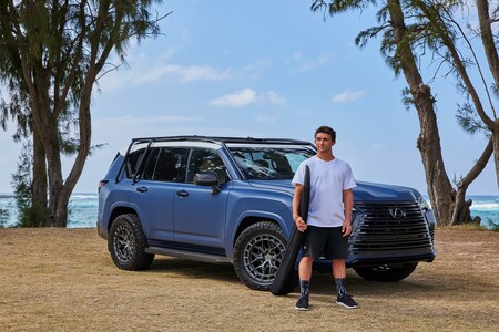 LEXUS SURF LX CONCEPT. JEDYNY TAKI SAMOCHÓD DLA SURFERÓW