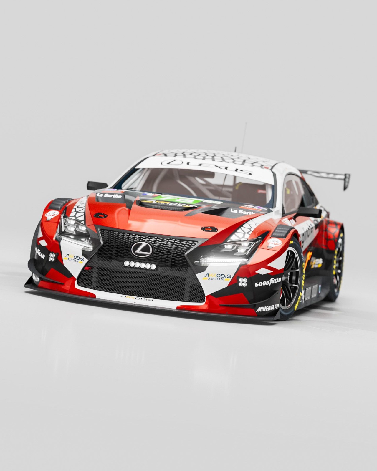 DWA LEXUSY RC F GT3 POJADĄ W SEZONIE 2025 W WEC W BARWACH FRANCUSKIEGO ZESPOŁU AKKODIS ASP 