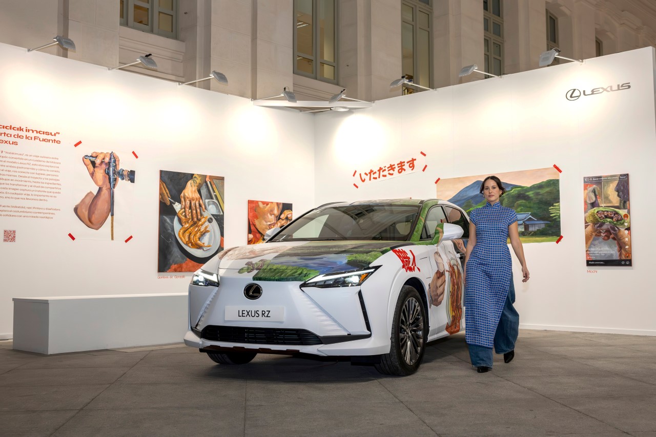 ELEKTRYCZNY LEXUS RZ JAKO DZIEŁO SZTUKI. WYJĄTKOWY EGZEMPLARZ STWORZONY NA 20. EDYCJĘ ART MADRID