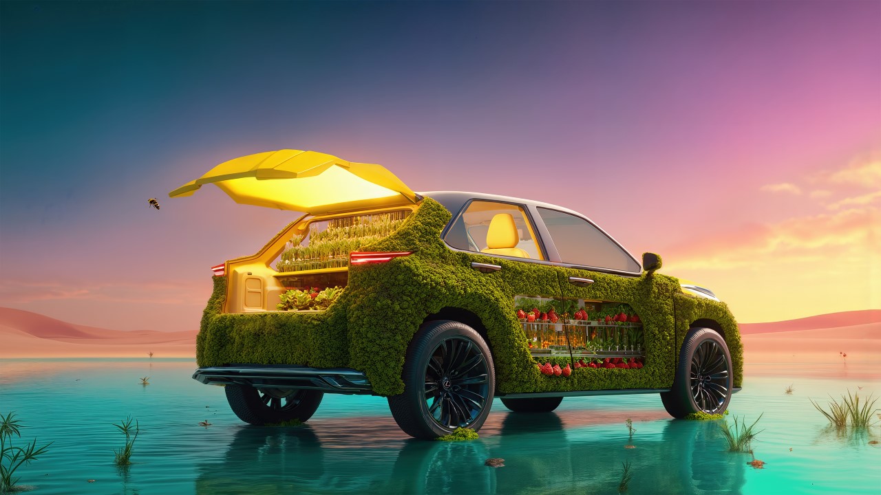 LEXUS ART CAR PO RAZ ÓSMY. MIEJSKI CROSSOVER LBX INSPIRACJĄ DLA ARTYSTÓW