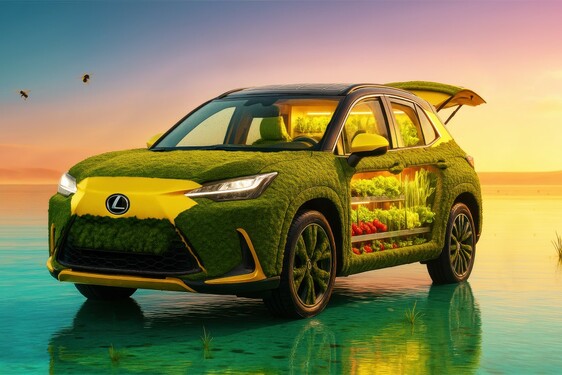 LEXUS ART CAR PO RAZ ÓSMY