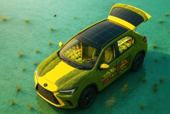 LEXUS ART CAR PO RAZ ÓSMY