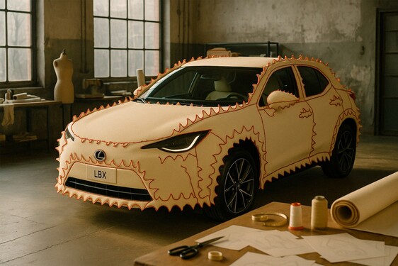 LEXUS ART CAR PO RAZ ÓSMY