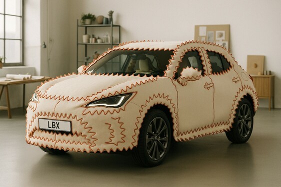 LEXUS ART CAR PO RAZ ÓSMY