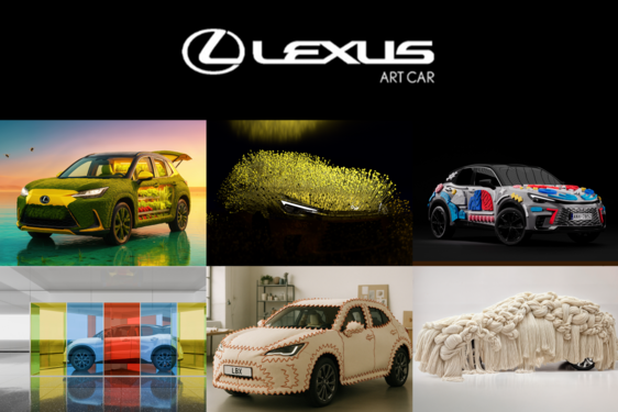 LEXUS ART CAR PO RAZ ÓSMY