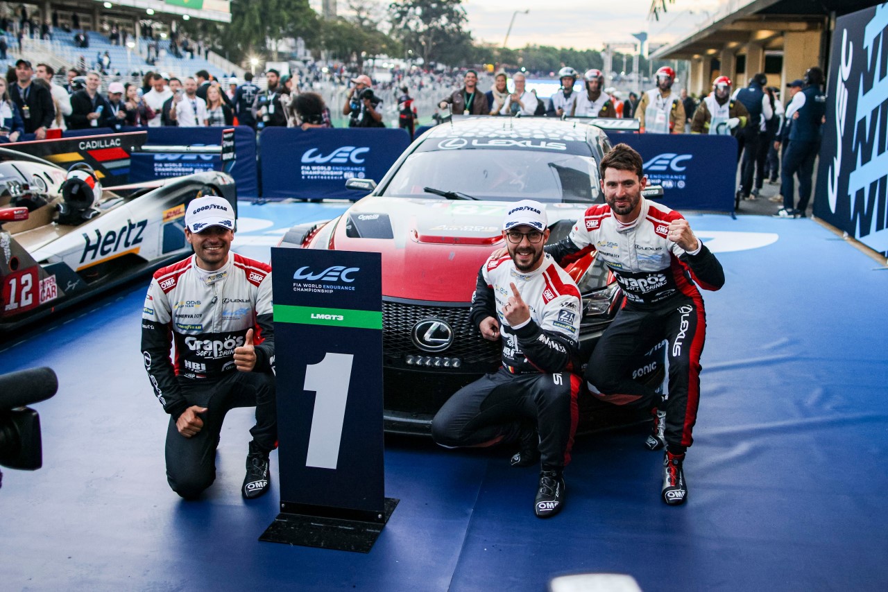 PIERWSZE ZWYCIĘSTWO LEXUSA W MISTRZOSTWACH ŚWIATA. RC F GT3 NAJSZYBSZY W SAO PAULO