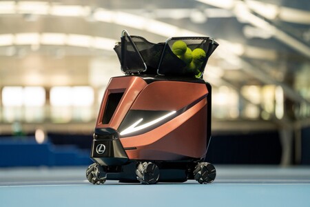 LEXUS SIGNATURE SHOT. TENISOWY ROBOT TRENINGOWY INSPIROWANY PROTOTYPOWYM LEXUSEM LF-ZC