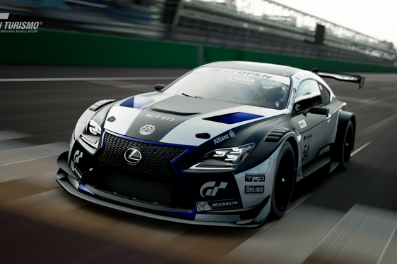 LEXUS RC F GT3 ZESPOŁU EMIL FREY LEXUS RACING W GRZE GRAN TURISMO