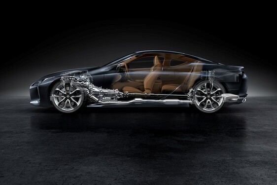 MY 2021 LEXUS LC CGI MECHANICAL IMAGES