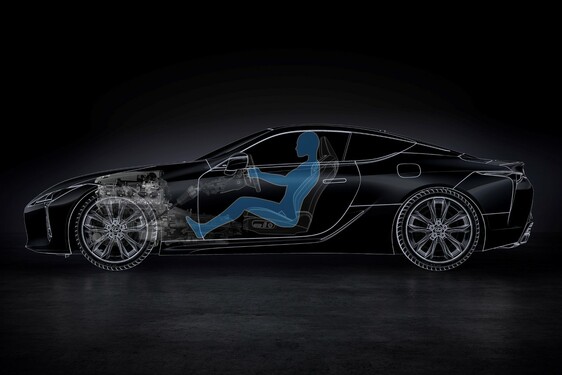 MY 2021 LEXUS LC CGI MECHANICAL IMAGES