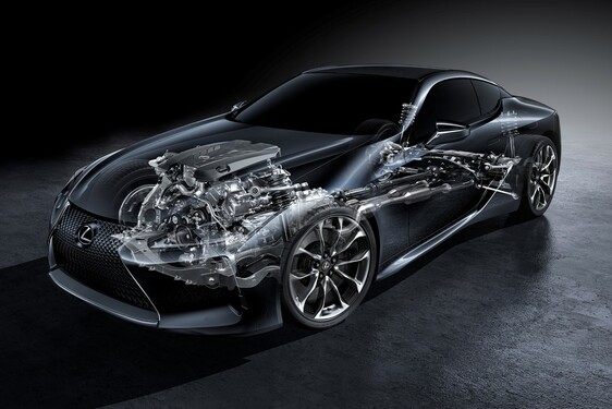 MY 2021 LEXUS LC CGI MECHANICAL IMAGES