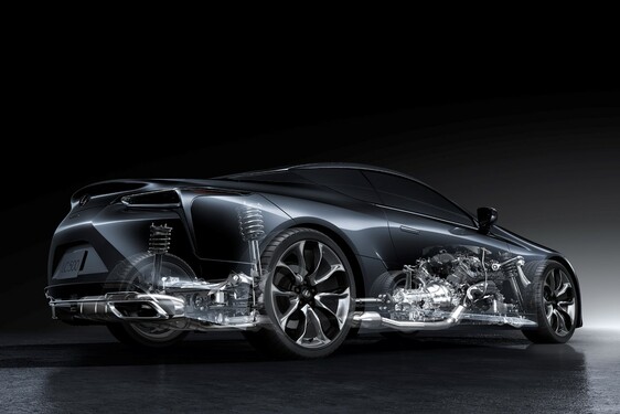MY 2021 LEXUS LC CGI MECHANICAL IMAGES