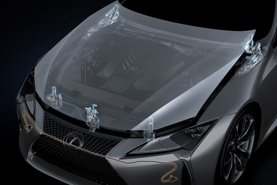 MY 2021 LEXUS LC CGI MECHANICAL IMAGES