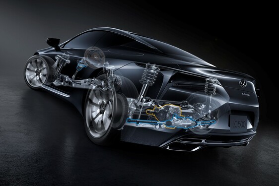 MY 2021 LEXUS LC CGI MECHANICAL IMAGES