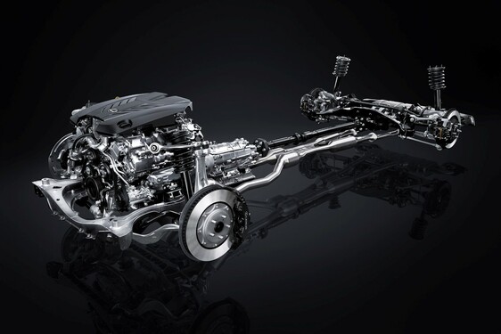 MY 2021 LEXUS LC CGI MECHANICAL IMAGES