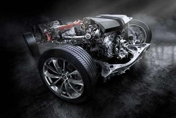 MY 2021 LEXUS LC CGI MECHANICAL IMAGES