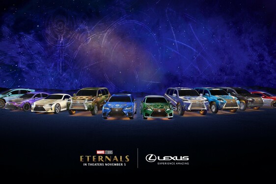Lexus pokazał auta superbohaterów Marvel Studios’ “Eternals”