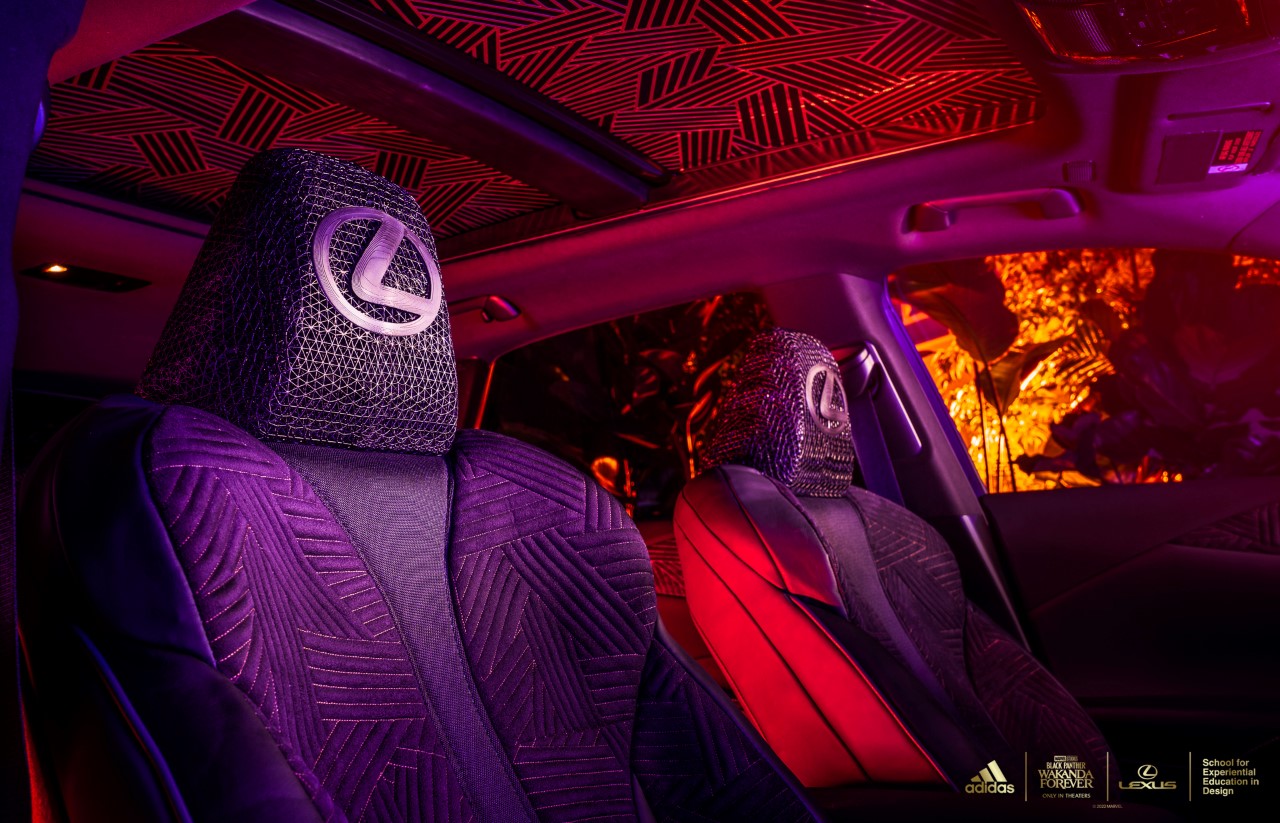 LEXUS RX WEDŁUG ADIDASA. WNĘTRZE STWORZONE DZIĘKI ULTRANOWOCZESNYM TECHNOLOGIOM