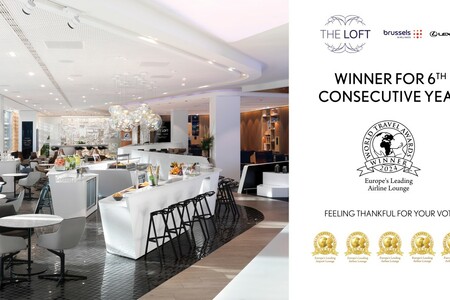 OD SZEŚCIU LAT „THE LOFT” LEXUSA I BRUSSELS AIRLINES NAJLEPSZYM SALONEM LOTNISKOWYM W EUROPIE