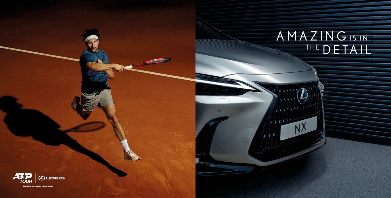 LEXUS KONTYNUUJE WSPÓŁPRACĘ Z ATP TOUR W 2025 ROKU
